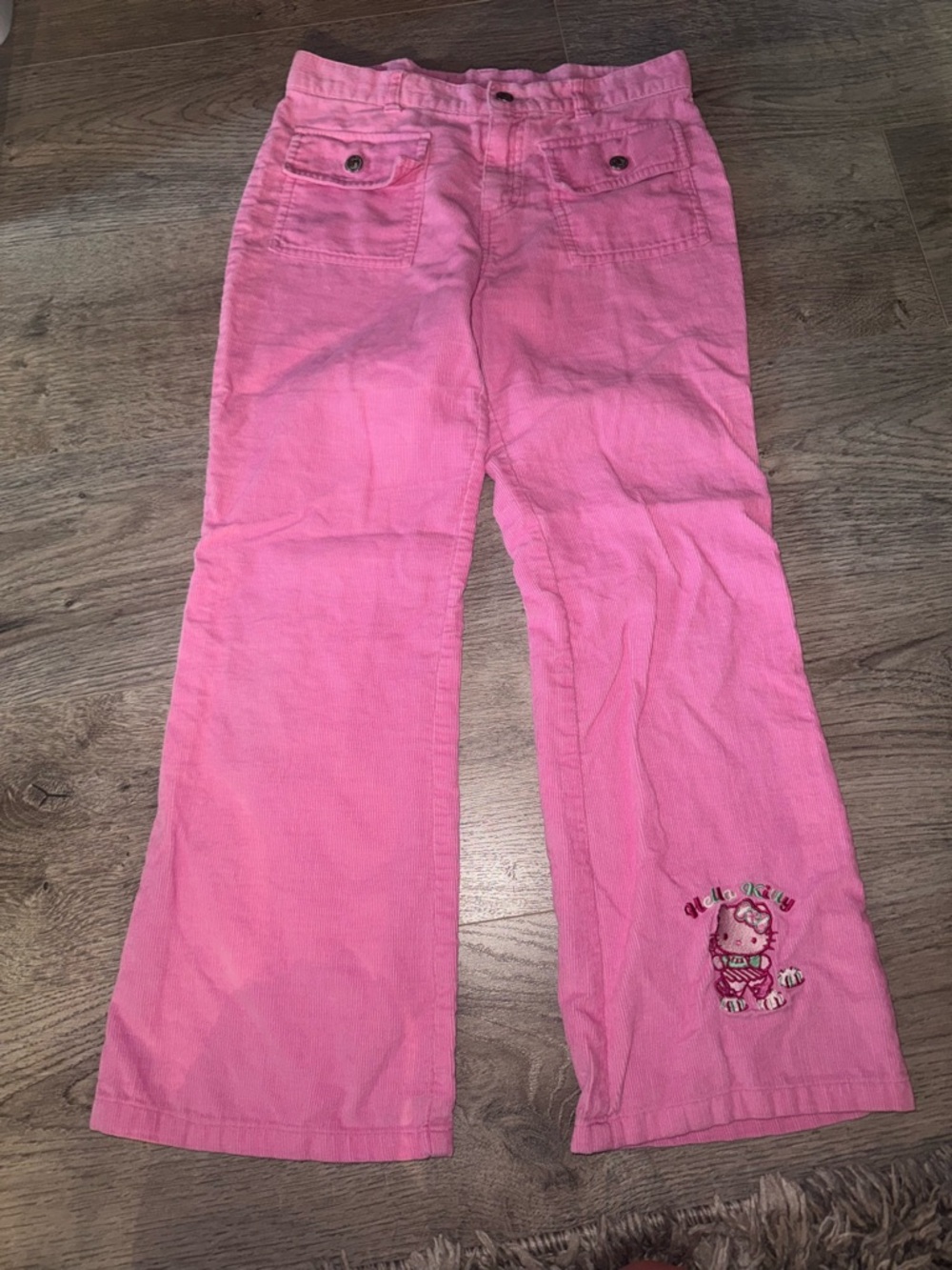 VERY RARE Vintage HTF Early 2000’s Hello Kitty pink pants